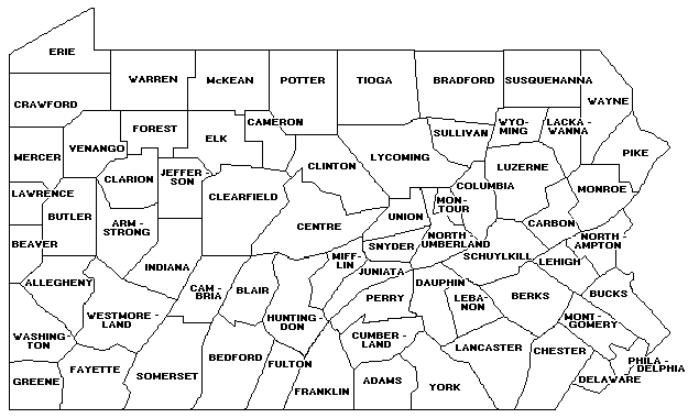 pennsylvania state map with counties Find Your Legislator Pa General Assembly pennsylvania state map with counties